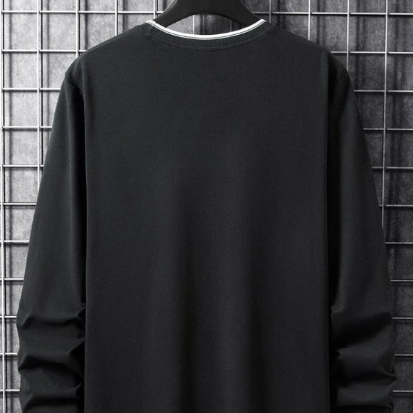 Black Mens Tee Shirt - Picture 3 of 5